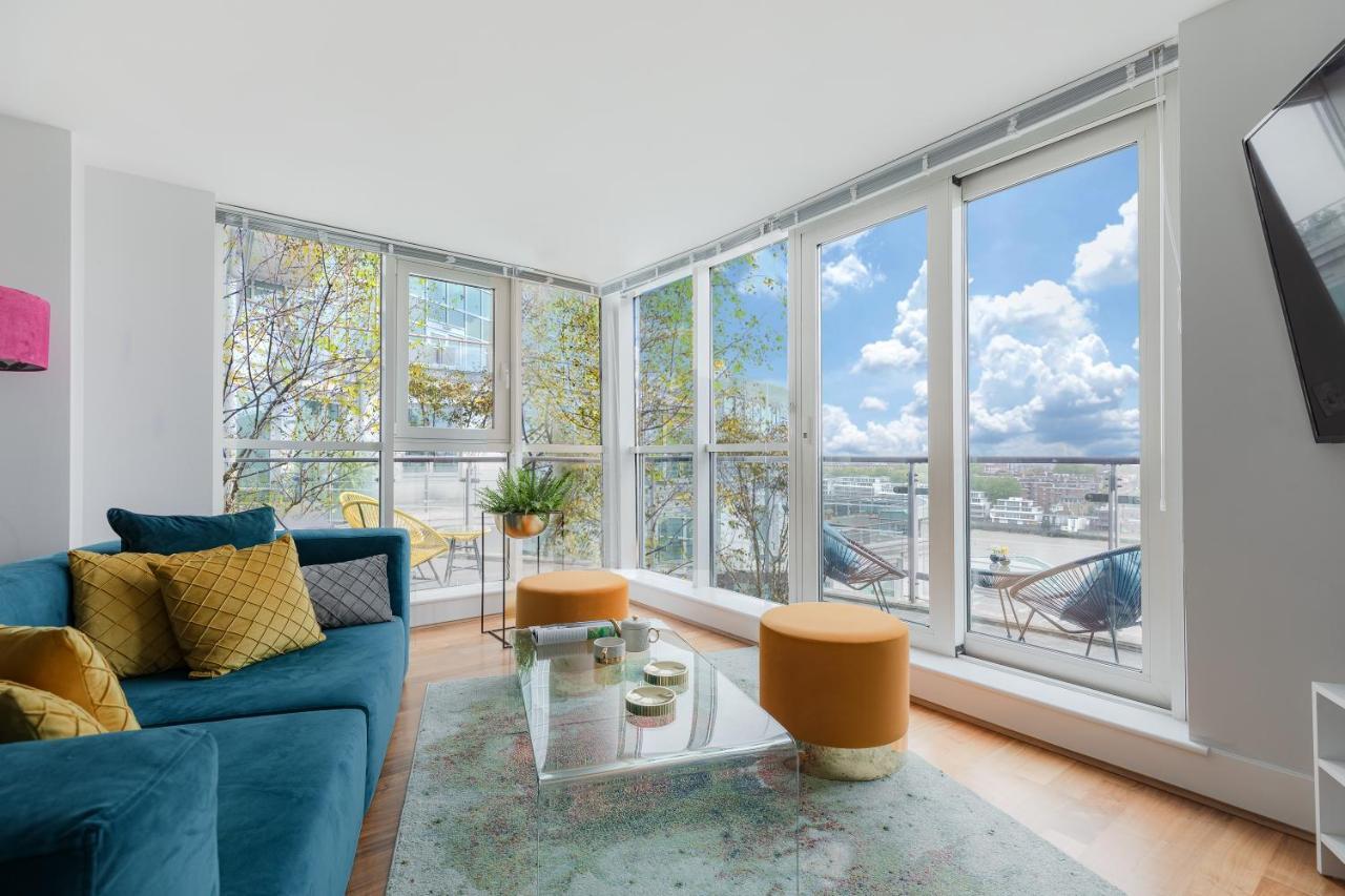 Best Thames View In Town! Large Luxxe Nomad Design Family Home London Exteriör bild