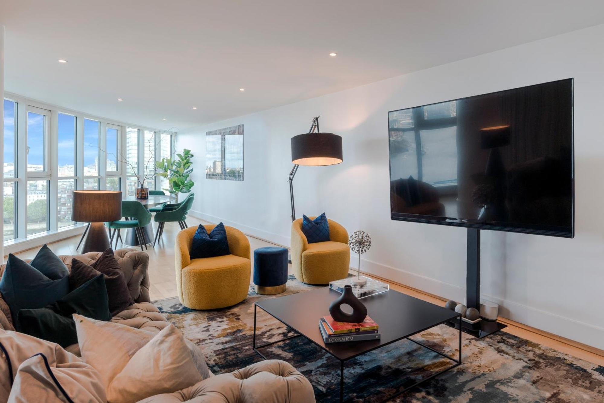 Best Thames View In Town! Large Luxxe Nomad Design Family Home London Exteriör bild