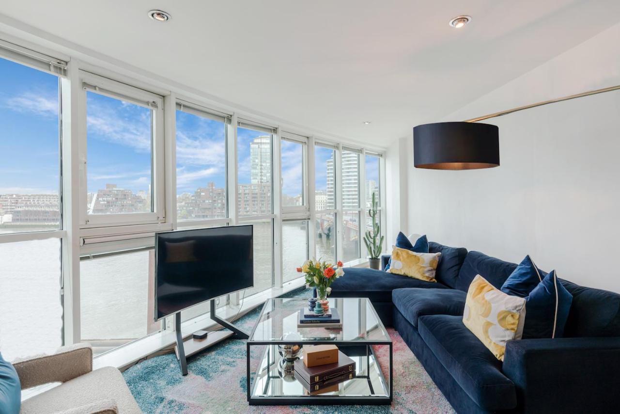 Best Thames View In Town! Large Luxxe Nomad Design Family Home London Exteriör bild
